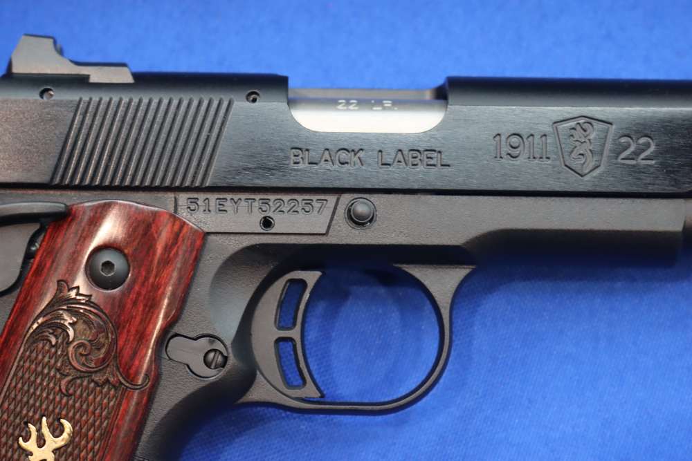 Browning Model 1911-22 Black Label MEDALLION Pistol 4.25" Deluxe Wood 22LR -img-8