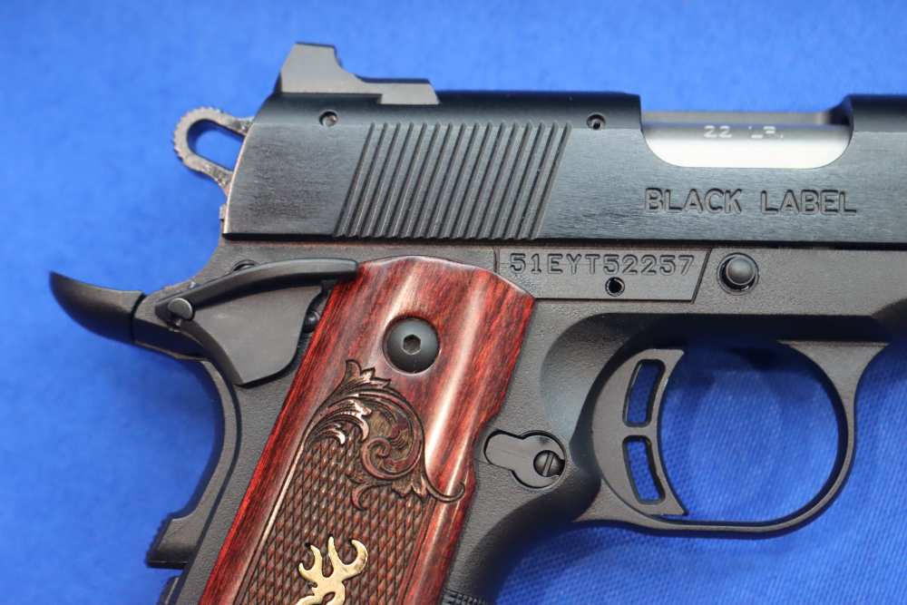 Browning Model 1911-22 Black Label MEDALLION Pistol 4.25" Deluxe Wood 22LR -img-9