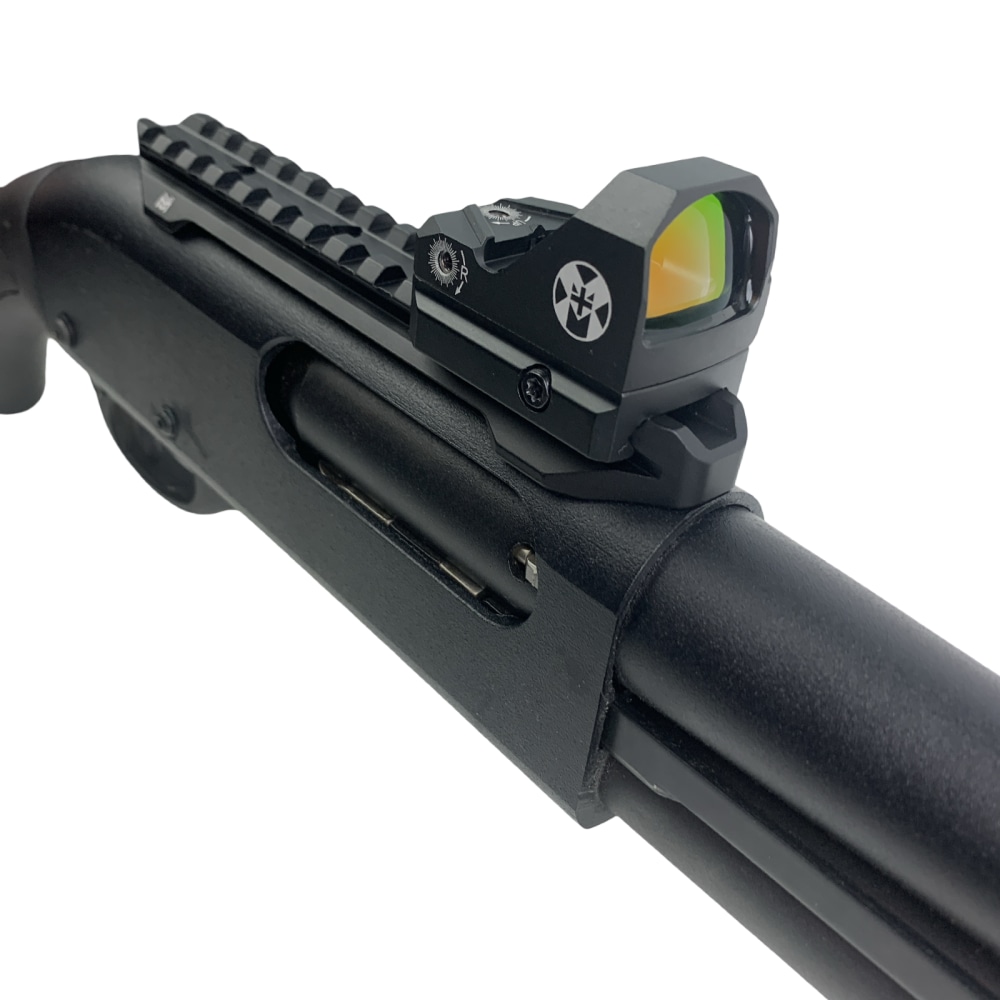 Remington 870 Tactical with Shellholder and M+M MRD 3MOA Red Dot Sight NOS -img-2