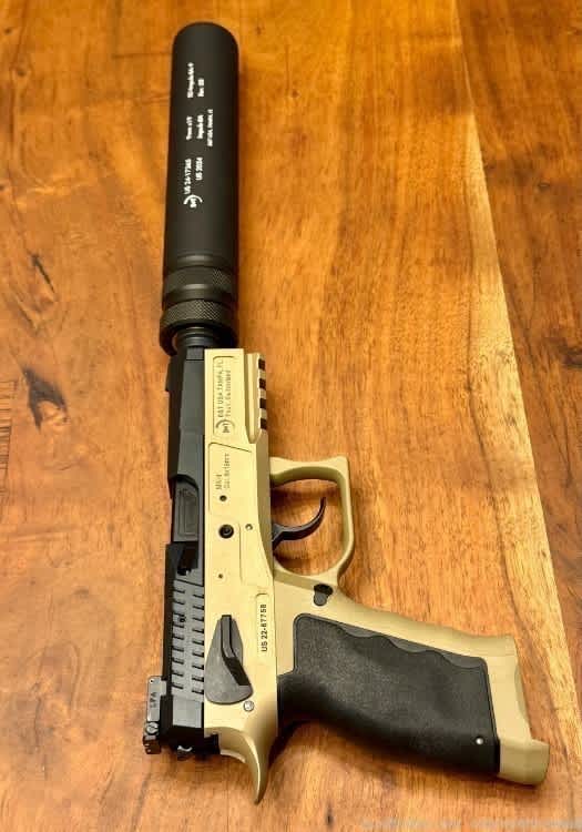 B&T Impuls IIA 9mm Pistol Suppressor w/ M13.5x1 Piston-img-2