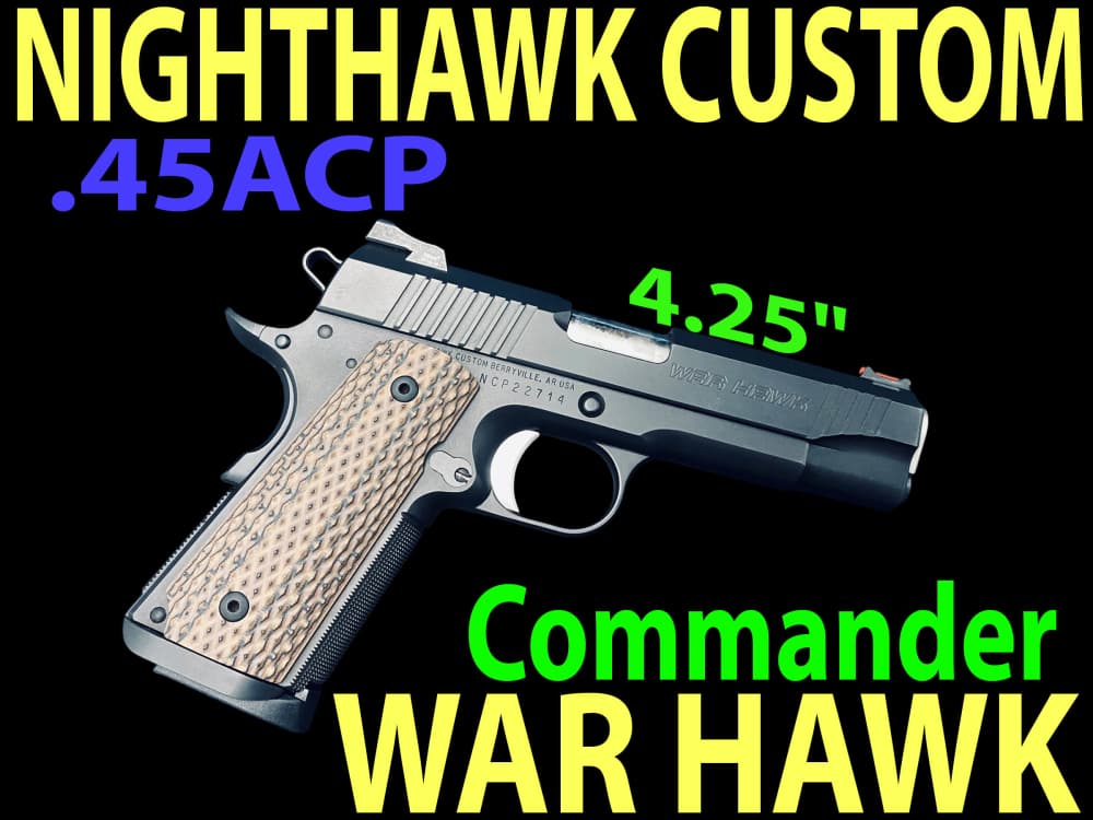 NIGHTHAWK CUSTOM WAR HAWK COMMANDER 4.25" in 45ACP-img-0