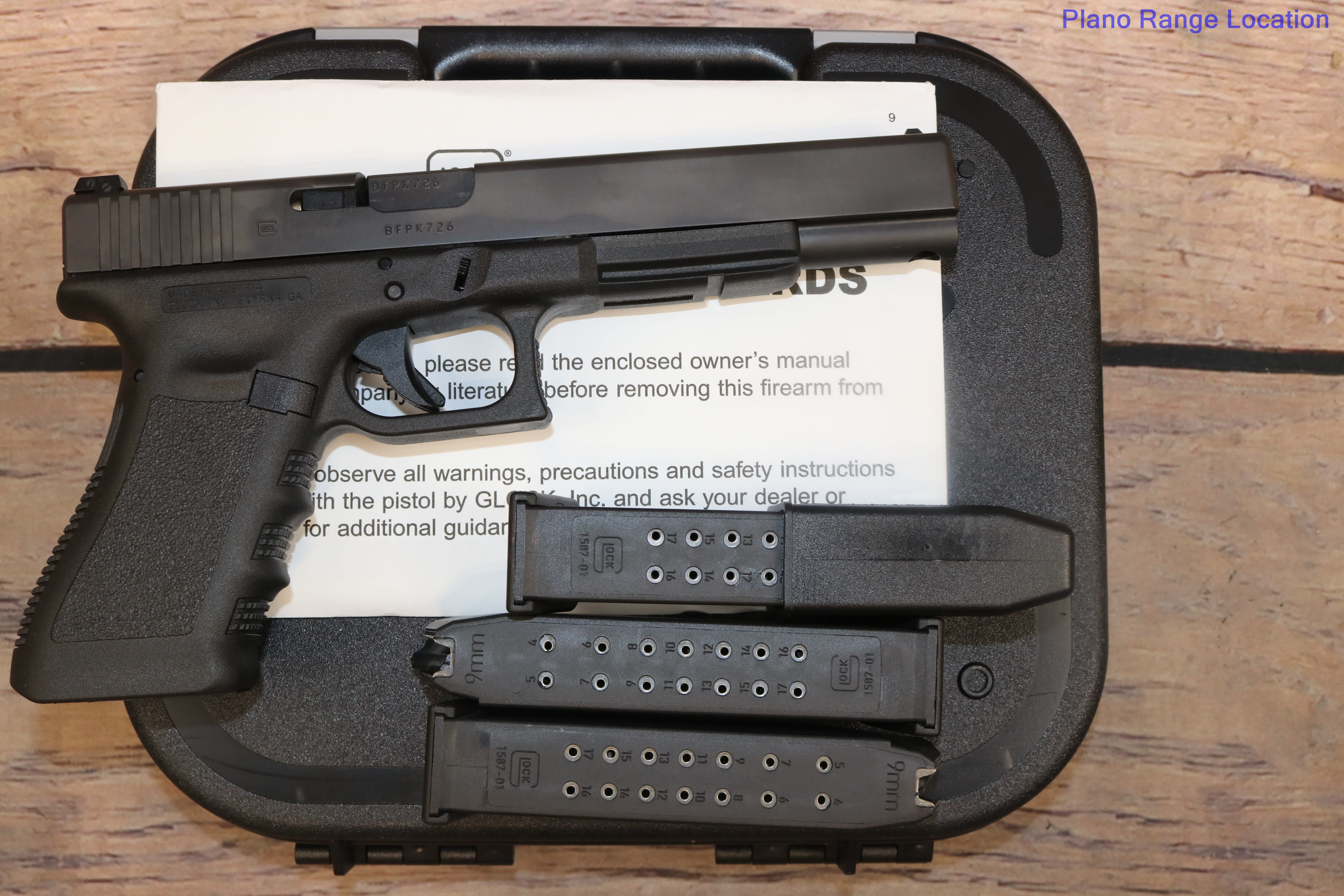 Glock 17L Gen 3 9mm 6" Barrel 3 Magazines-img-1
