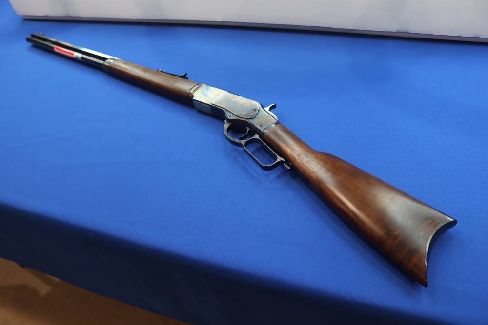 Winchester Model 1873 Sporter Rifle 45 COLT Grade 3 Wood 24" Octagon 45LC -img-15