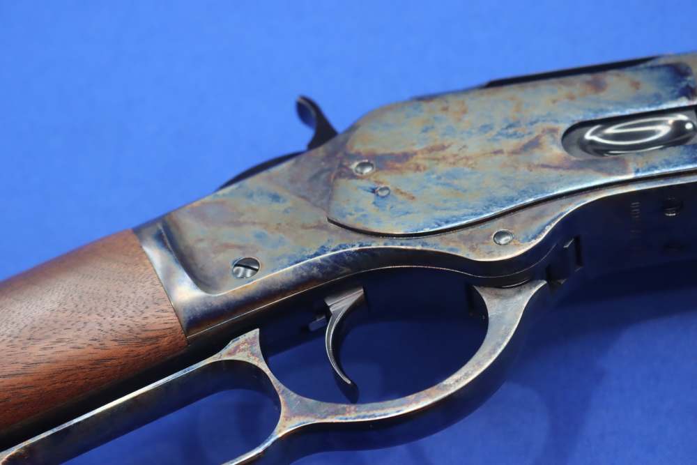 Winchester Model 1873 Sporter Rifle 45 COLT Grade 3 Wood 24" Octagon 45LC -img-44