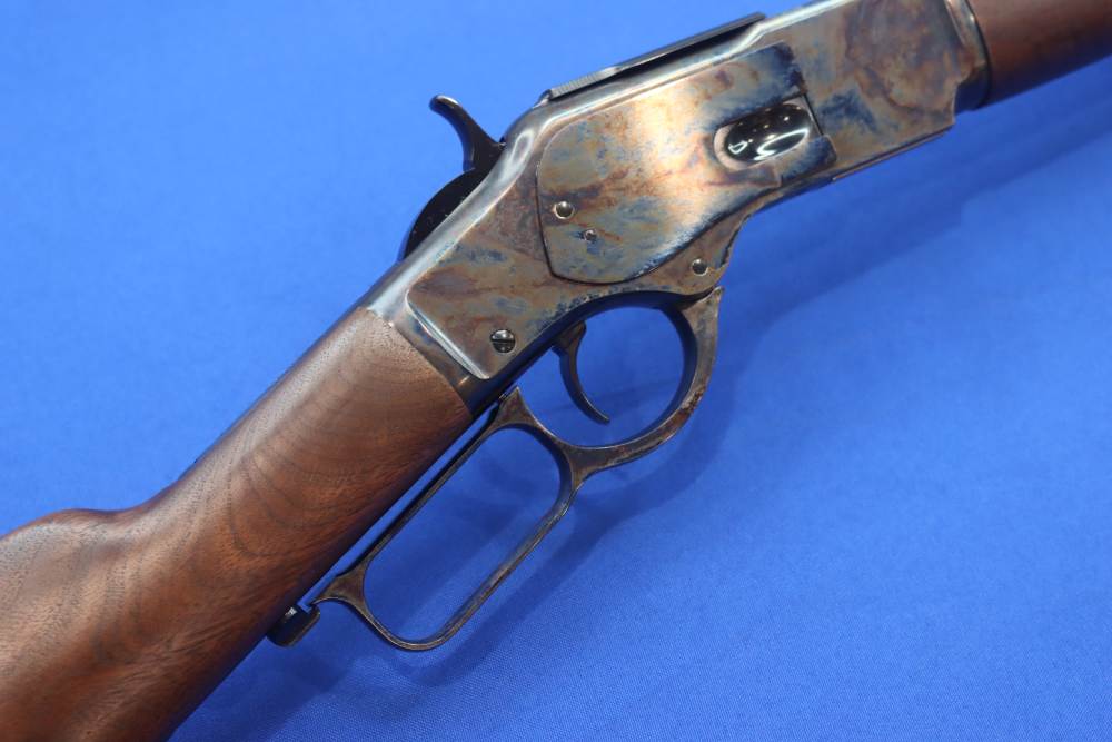Winchester Model 1873 Sporter Rifle 45 COLT Grade 3 Wood 24" Octagon 45LC -img-3