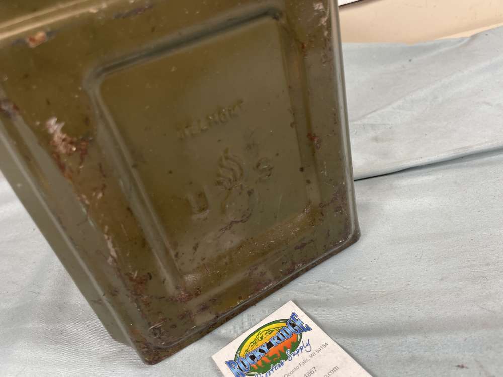 US Military WWII / WW2 Belmont Ammo Can 50-Cal -img-4