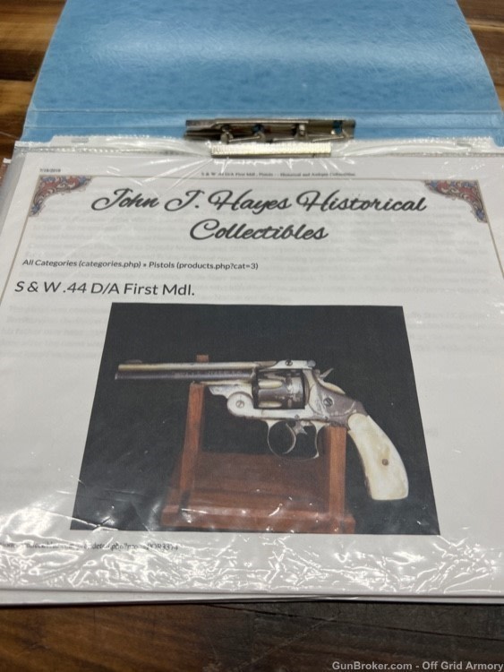 BELLE STARR’S REVOLVER W/ Provenance!  S&W .44!  THE REAL DEAL!-img-11