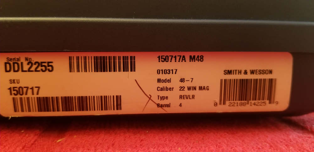 S&W 48-7 .22mag 4inch (NIB) Never Fired-img-17