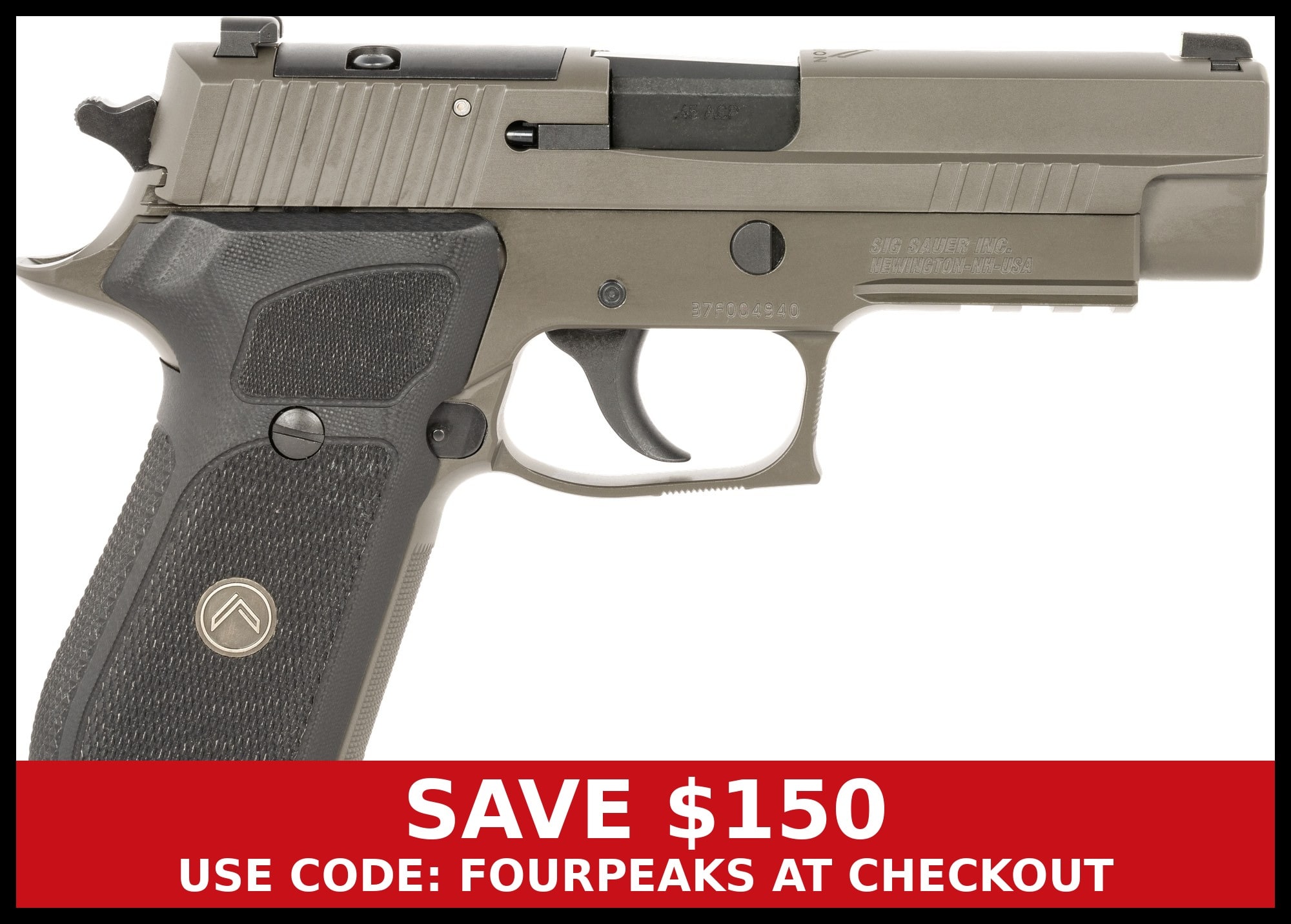 Sig Sauer P220 45 ACP 4.40 Legion Gray Cerakote-img-0