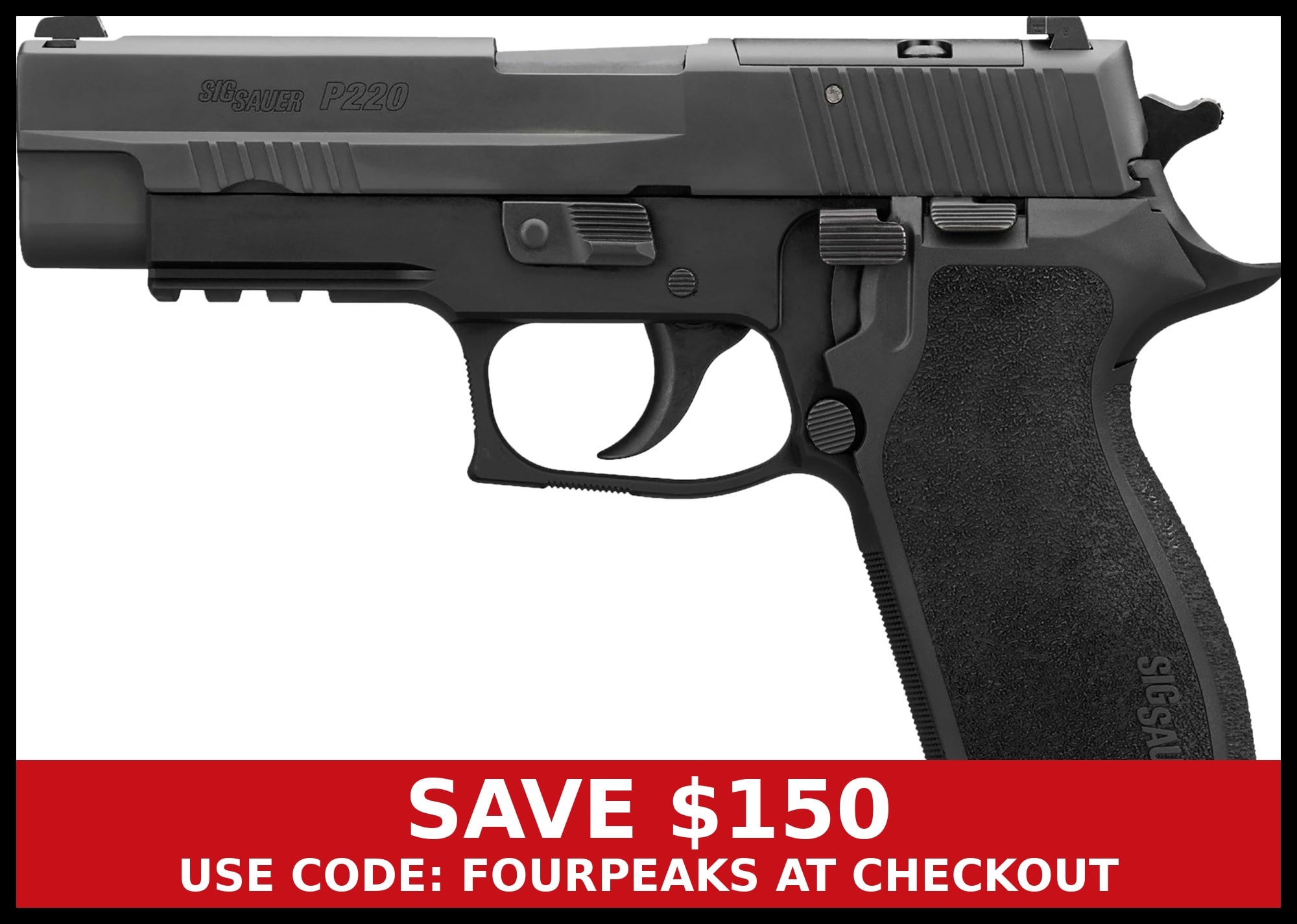 Sig Sauer P220 45 ACP 4.40 Black Anodized-img-0