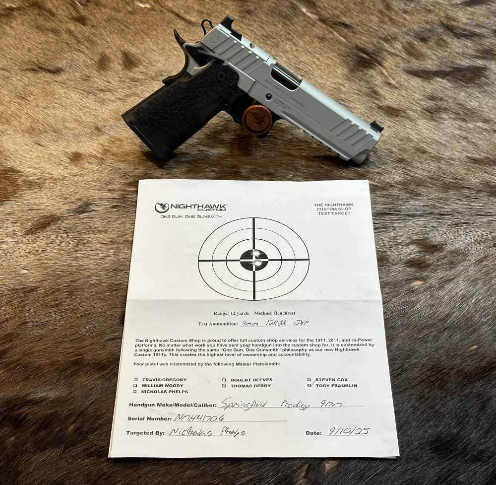 NIGHTHAWK CUSTOM SHOP SPRINGFIELD ARMORY 1911 GOV'T DS PRODIGY AOS 9MM-img-1