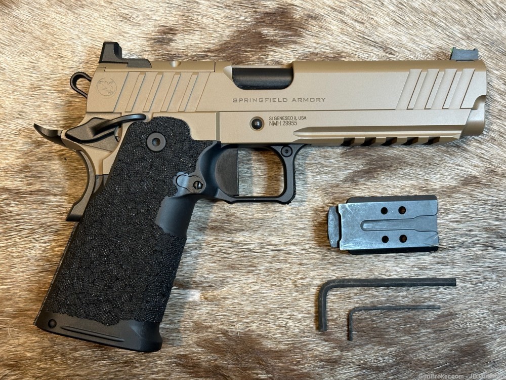 NEW NIGHTHAWK CUSTOM SHOP SPRINGFIELD GOV'T 1911 DS PRODIGY AOS 9MM HI CAP-img-0