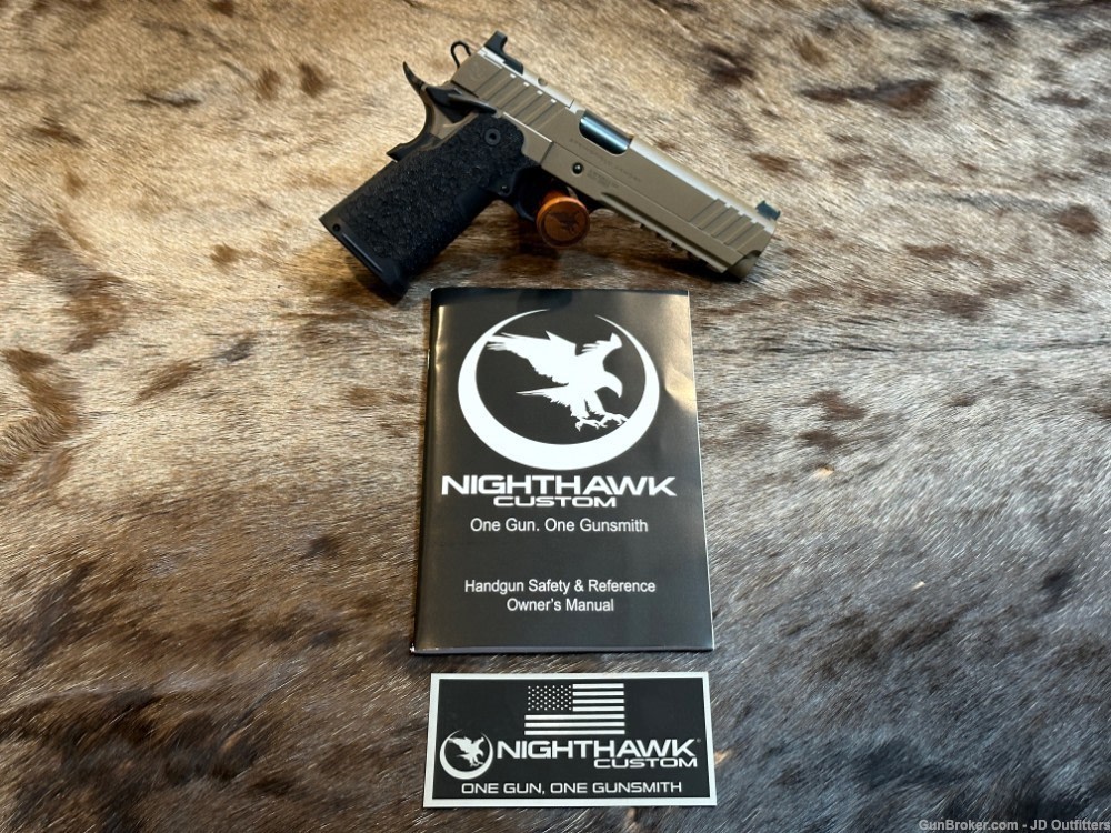 NEW NIGHTHAWK CUSTOM SHOP SPRINGFIELD GOV'T 1911 DS PRODIGY AOS 9MM HI CAP-img-23