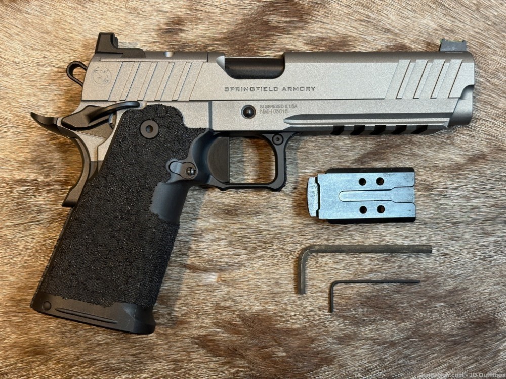 NEW NIGHTHAWK CUSTOM SHOP SPRINGFIELD GOV'T 1911 DS PRODIGY AOS 9MM HI CAP-img-0