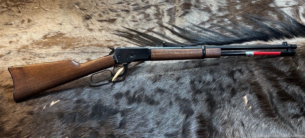 FREE SAFARI, NEW WINCHESTER MODEL 1892 SADDLE RING CARBINE 44-40 WCF 20"-img-1