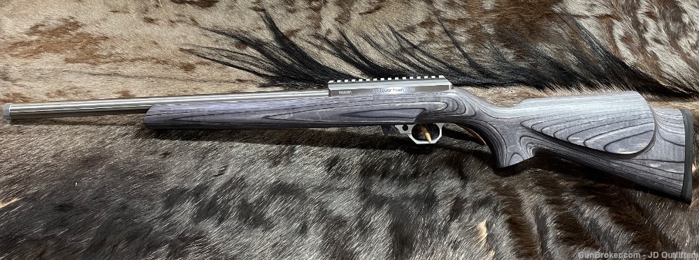 NEW VOLQUARTSEN CUSTOM CLASSIC 17 HMR RIFLE, GRAY LAMINATED SPORTER STOCK-img-2