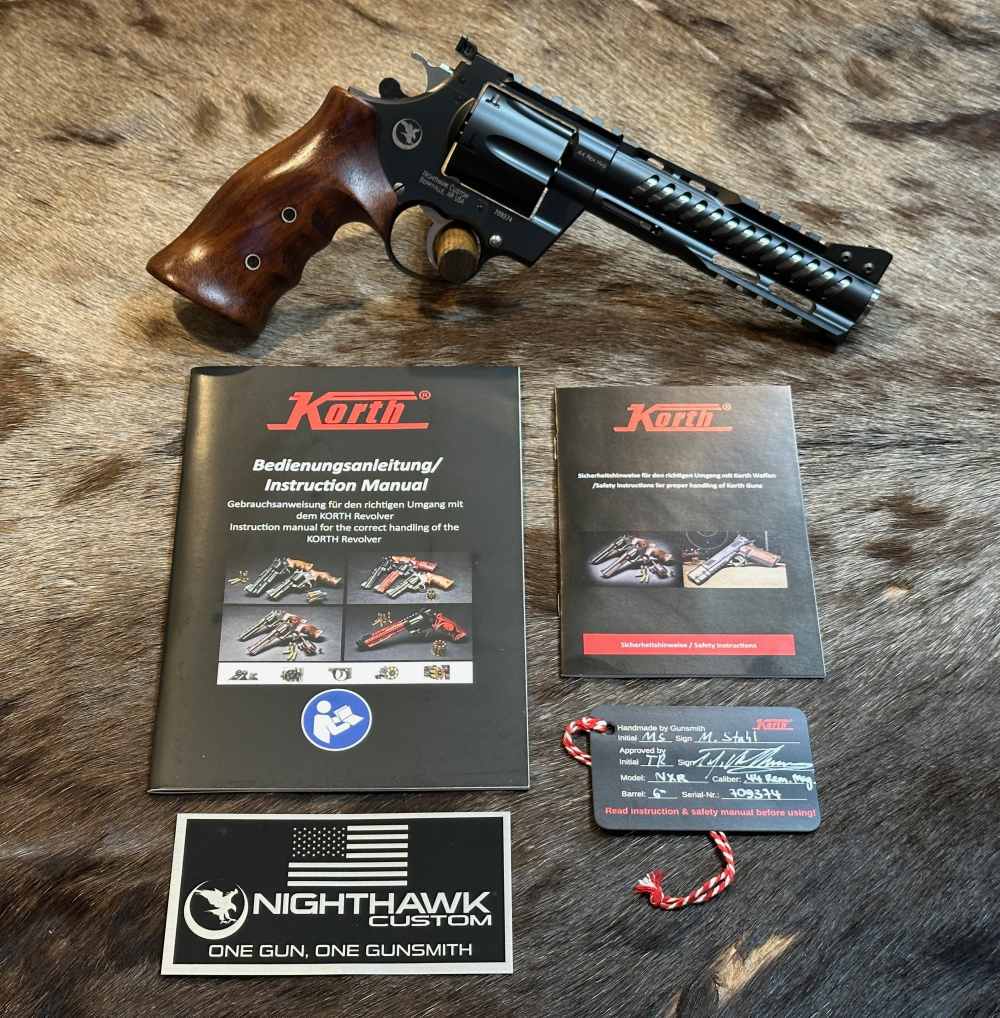 KORTH NXR 44 REMINGTON MAGNUM 6" W/ COMPENSATOR NIGHTHAWK CUSTOM-img-21