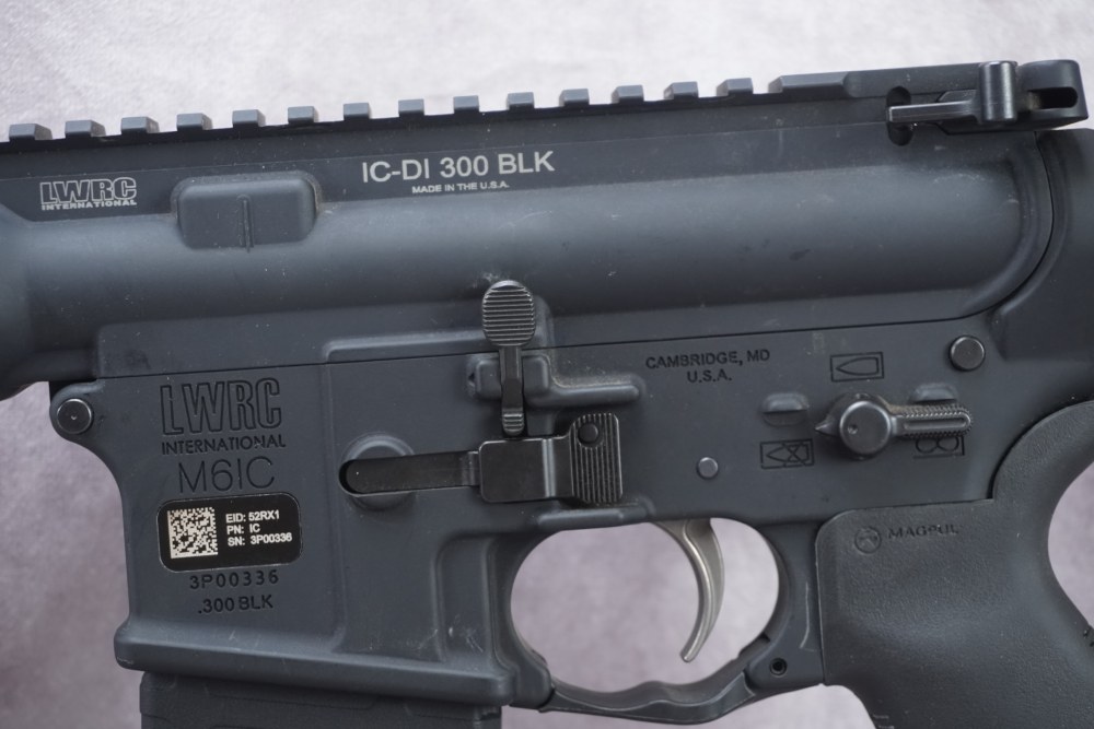 LWRC IC DI .300 Blackout 16.1" Rifle w/ 6 Magazines-img-9
