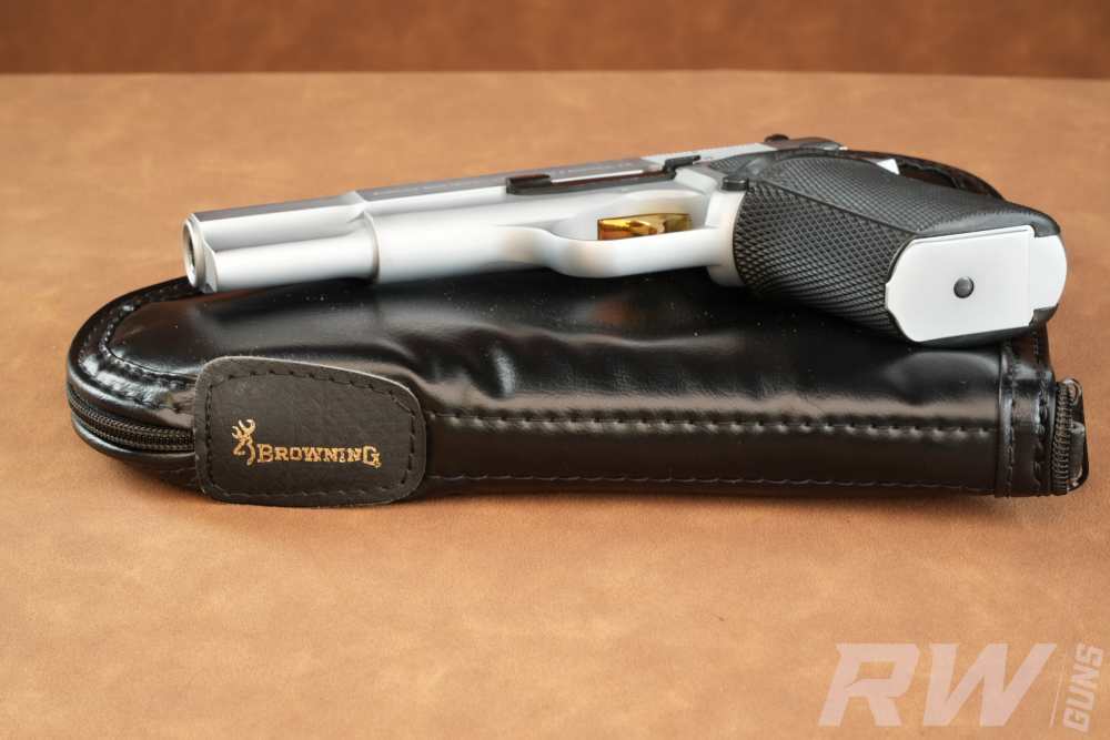 1981 Browning Hi-Power 9mm Factory Nickel Gold Trigger Belgium-img-31