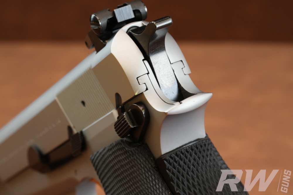 1981 Browning Hi-Power 9mm Factory Nickel Gold Trigger Belgium-img-10