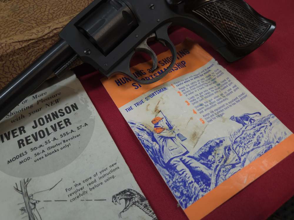 Iver Johnson 57A Target 8 Shot 22lr 6" DA Revolver Box Paperwork Minty C&R-img-4