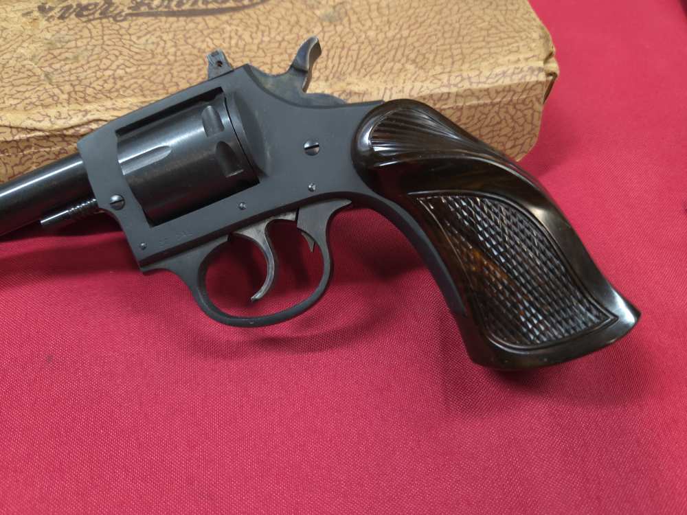 Iver Johnson 57A Target 8 Shot 22lr 6" DA Revolver Box Paperwork Minty C&R-img-9
