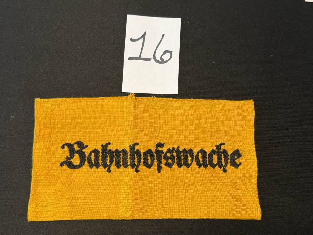 WW2 German Bahnhofswache Armband - Unissued - Rare!-img-4