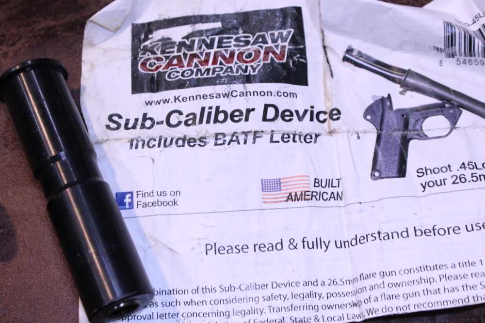 Genuine HK P2A1 26.5mm Flare Gun Kit Converters 22LR 45Colt/410 German-img-12