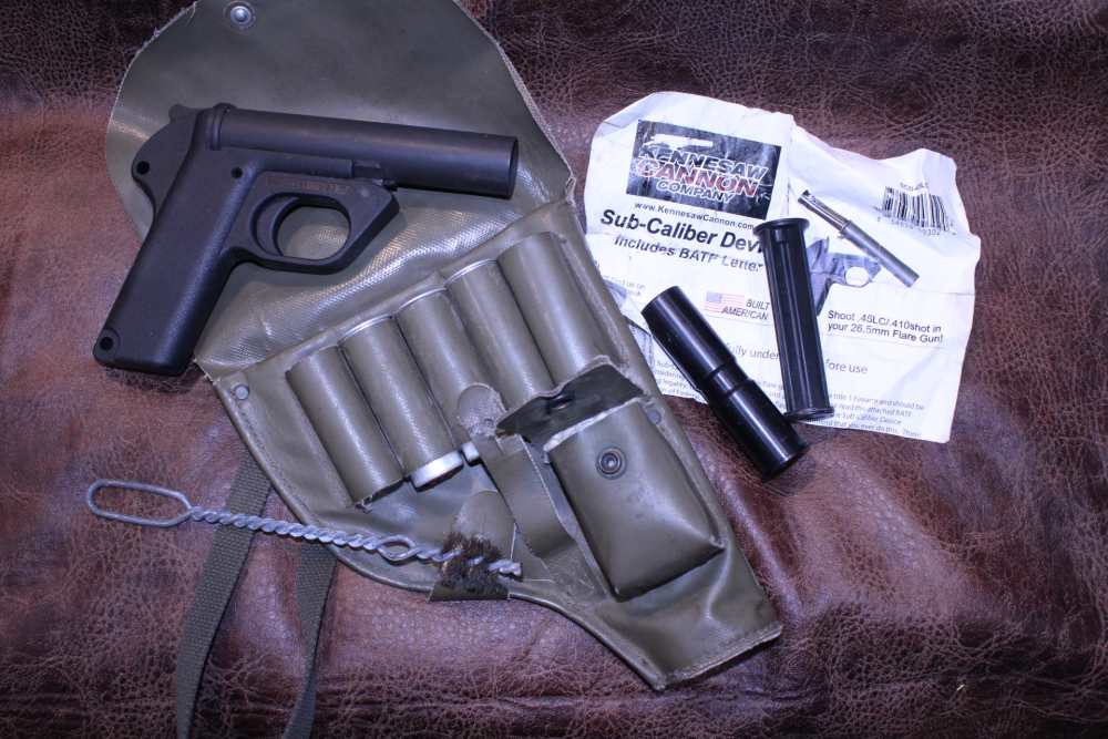 Genuine HK P2A1 26.5mm Flare Gun Kit Converters 22LR 45Colt/410 German-img-0