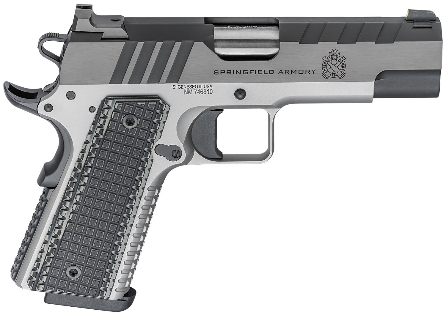 Springfield Armory 1911 Emissary 9mm Luger Pistol 4.25 SS PX9217L-img-0