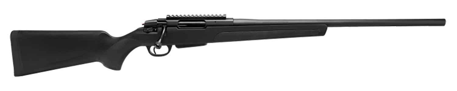 Stevens 334 243 Win Rifle 3+1 20, Matte Black, Synthetic Stock, 3 Lug Bolt,-img-1