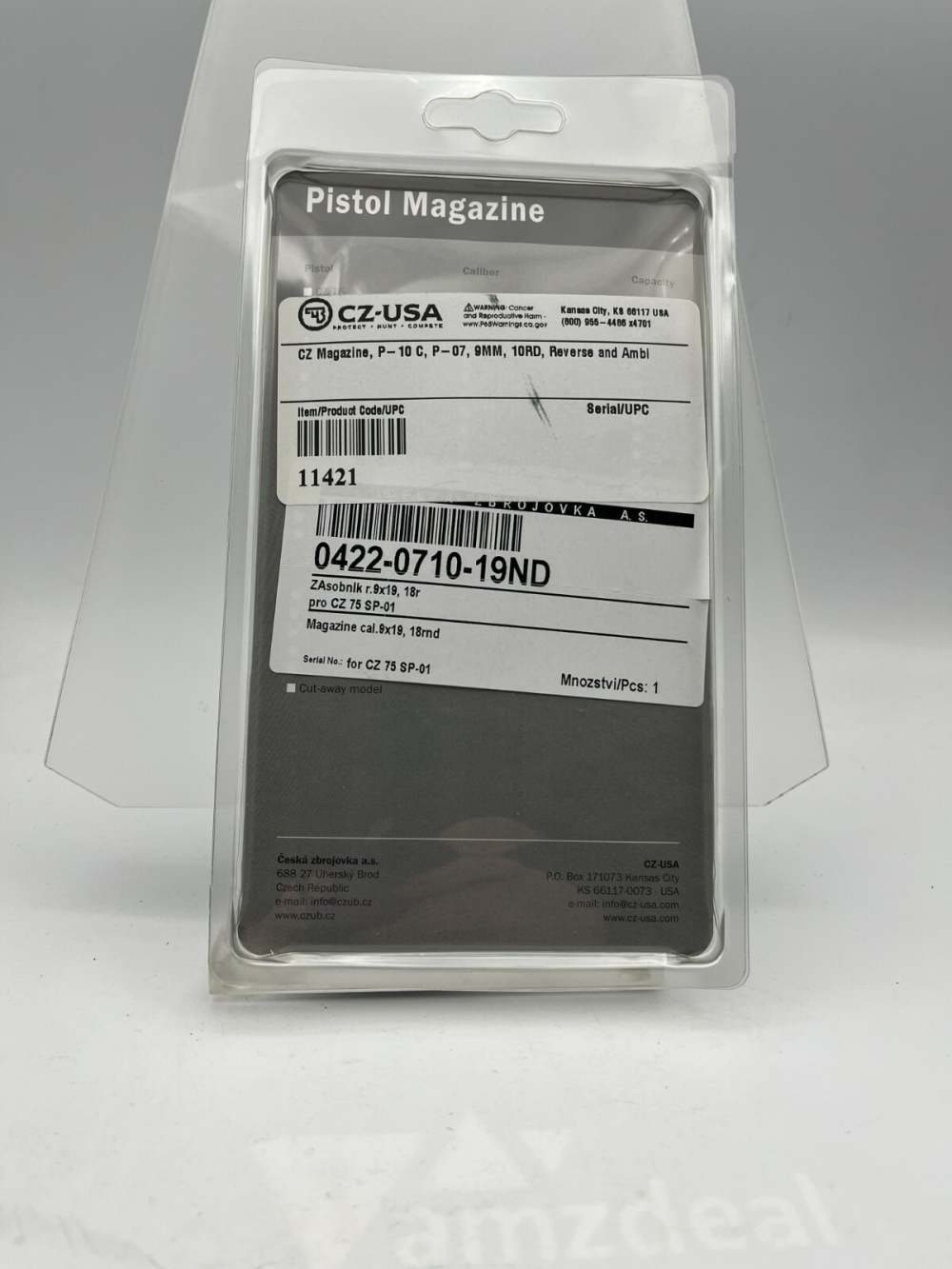 CZ P-10 S REVERSE 9MM 10 RD FACTORY MAGAZINE * 11461-img-1