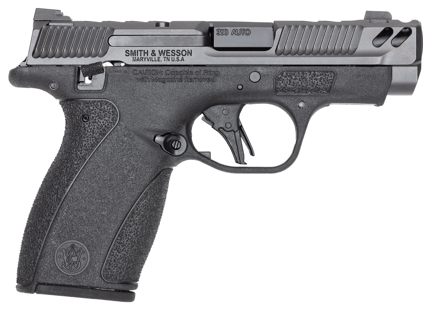 Smith & Wesson PC Bodyguard 2.0 Carry Comp 380 ACP Pistol 3.10 10+1 Black 1-img-0