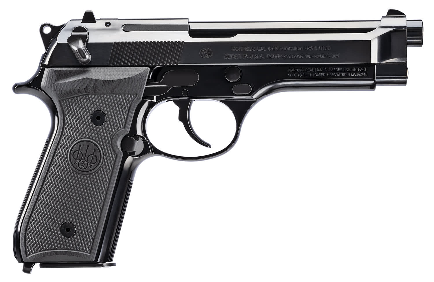 Beretta 92SB Repro 9mm Luger Pistol 4.90 50th Anniversary Set Blued J92SB15-img-4