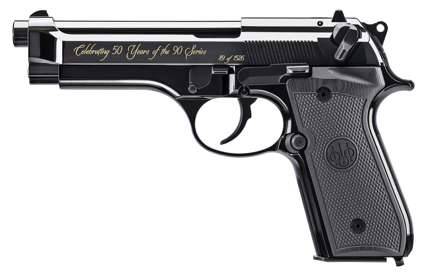 Beretta 92SB Repro 9mm Luger Pistol 4.90 50th Anniversary Set Blued J92SB15-img-2