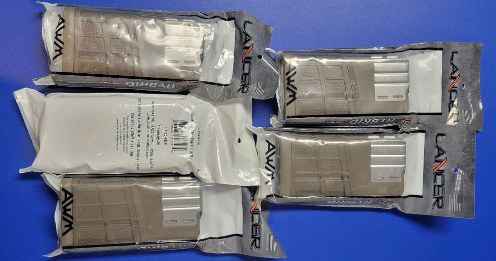 LANCER L7 FDE 20RD MAG 762MM 308 AR10 SR25 SIG 716 LM308 LOT OF 6-img-0