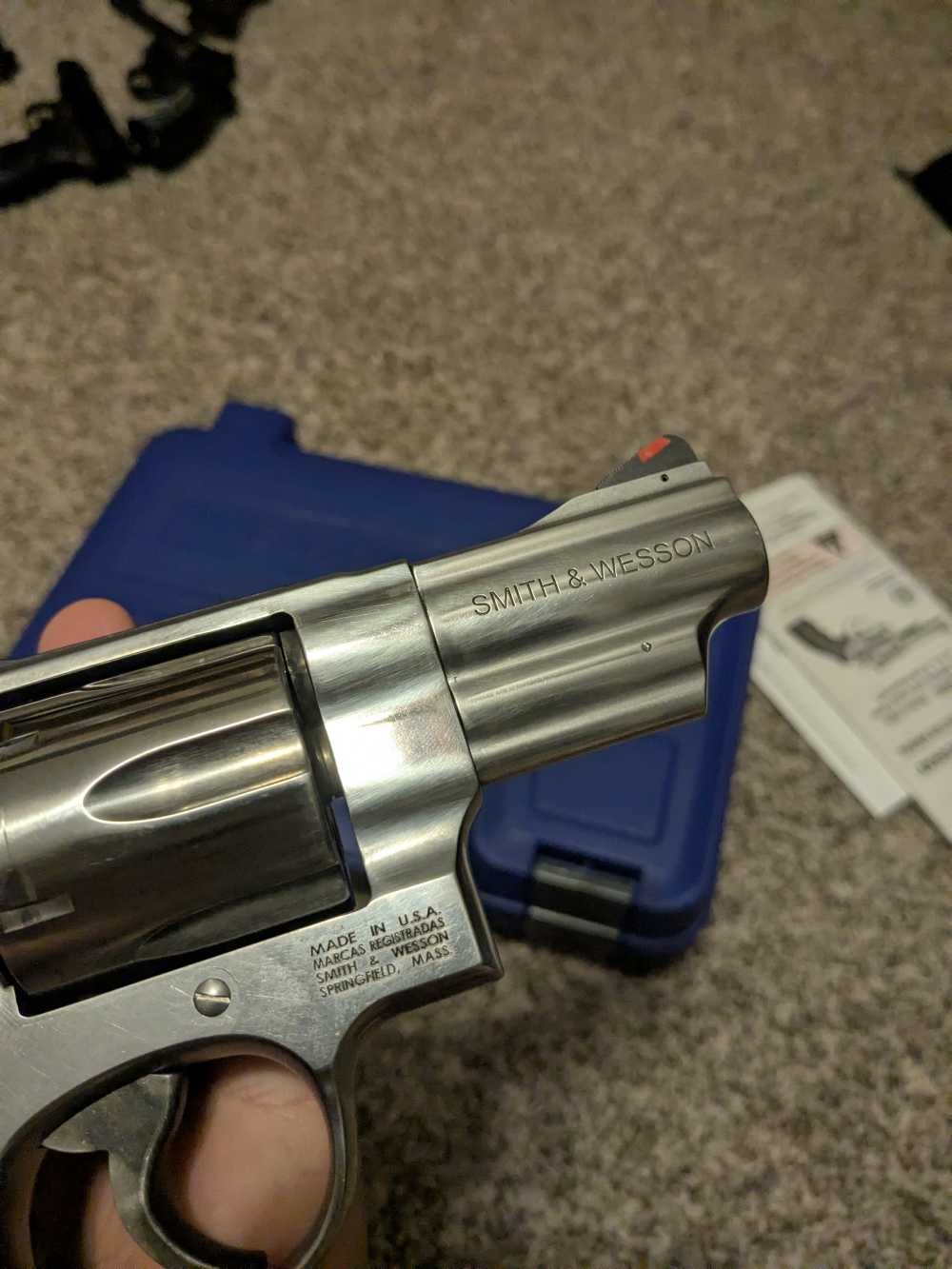 Smith and Wesson 629-6 44 magnum 2.75 inch snub 6 shot in box-img-3