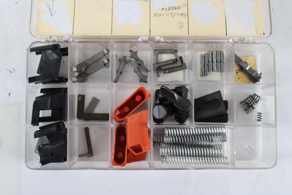 SMITH & WESSON MODEL 645 & 745 FACTORY PARTS LOT – 55 PIECES -img-0