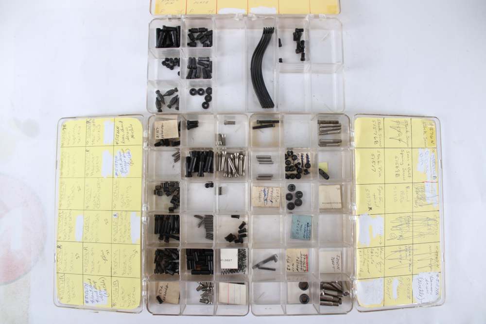 COLT MODEL P SINGLE ACTION ARMY SAA FACTORY PARTS LOT – 271 PIECES-img-0