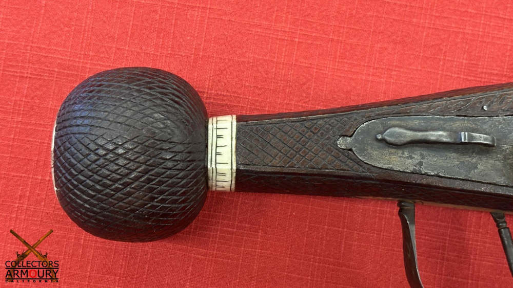 German Saxon Trabanteinleibgarde Ball Butt Wheellock Puffer Circa 1595-img-3