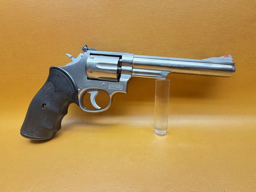 S&W Model 66-2 Combat Magnum .357 Mag 6"Bbl Revolver – Stainless-img-0