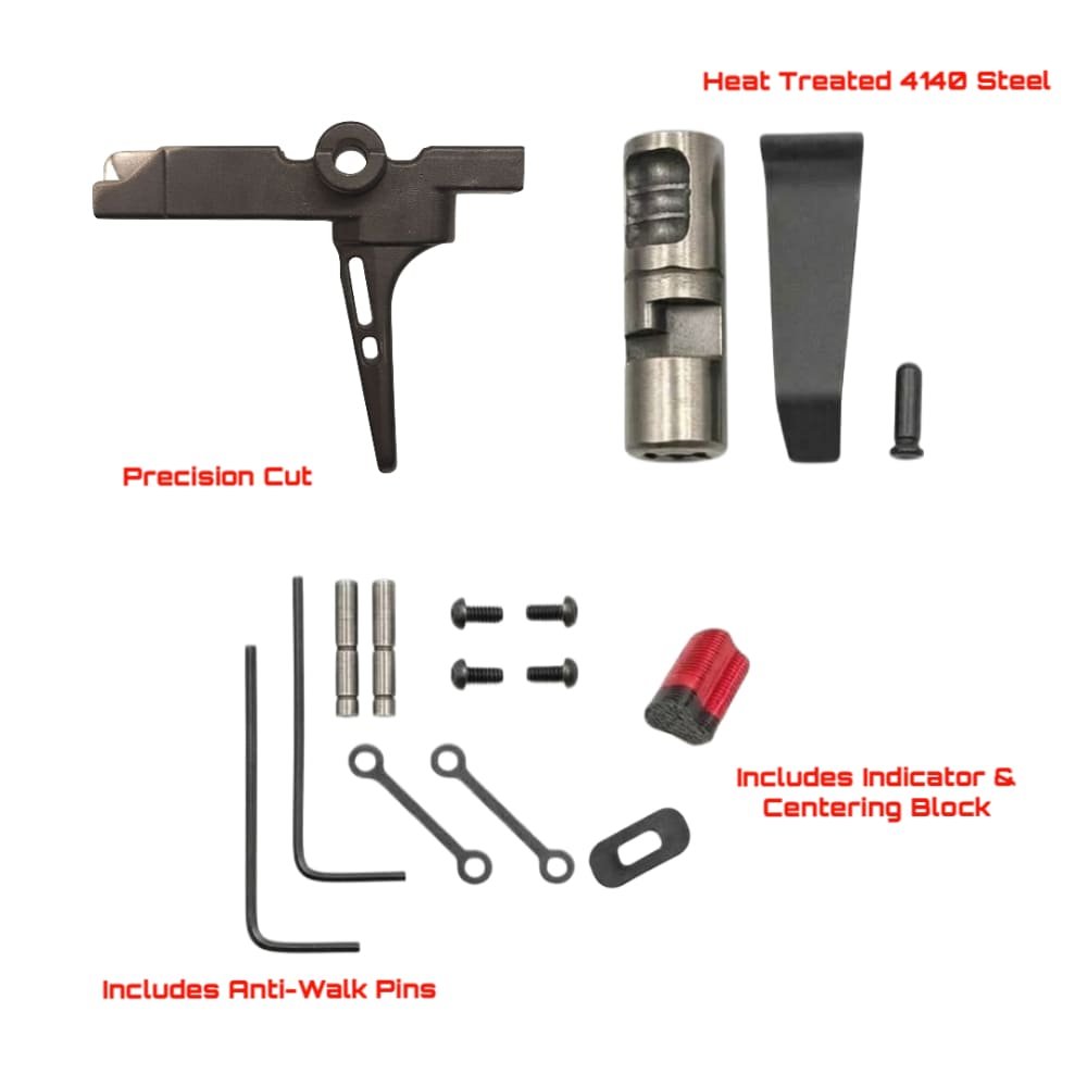 Super Safety Trigger - Forced Reset - 4140 Steel - THIN STRAIGHT-img-0