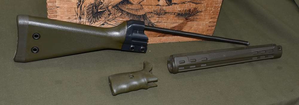 German G3 Stock Set Green Like New-img-0