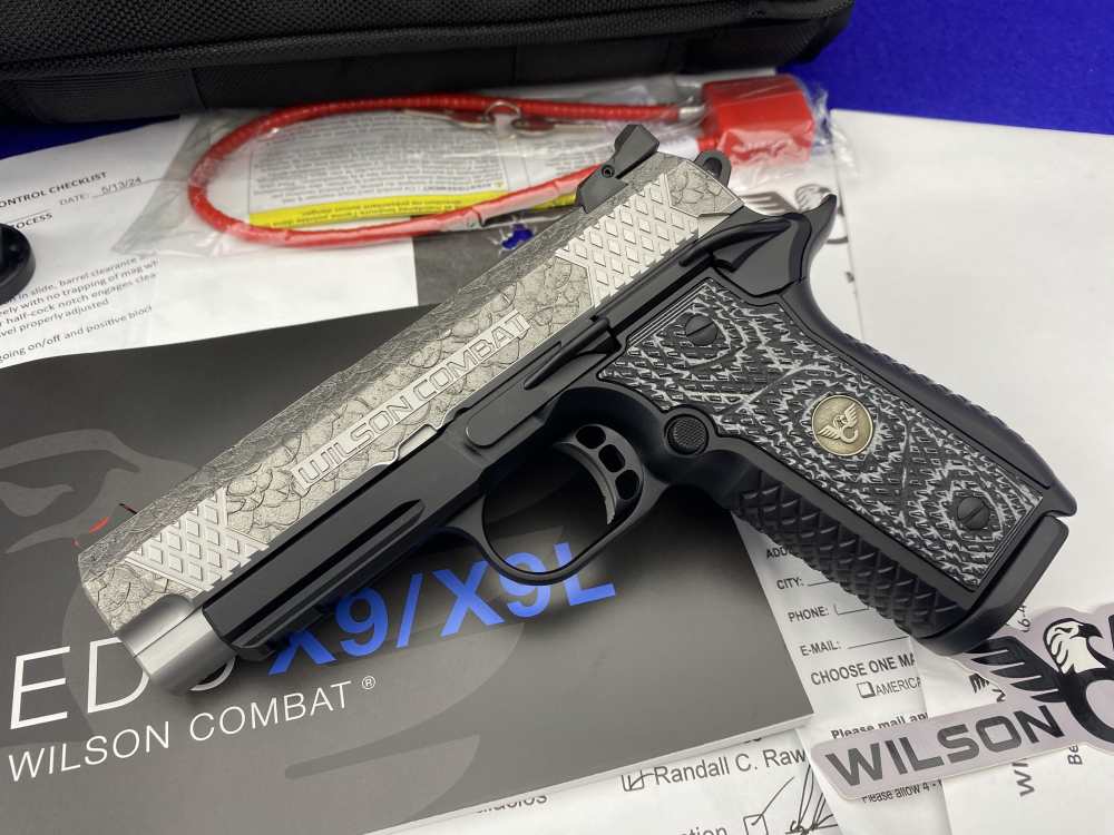 Wilson Combat EDC X9 2.0 9mm 4" SS *LIMITED RUN DRACON SCALE ENGRAVED*-img-38