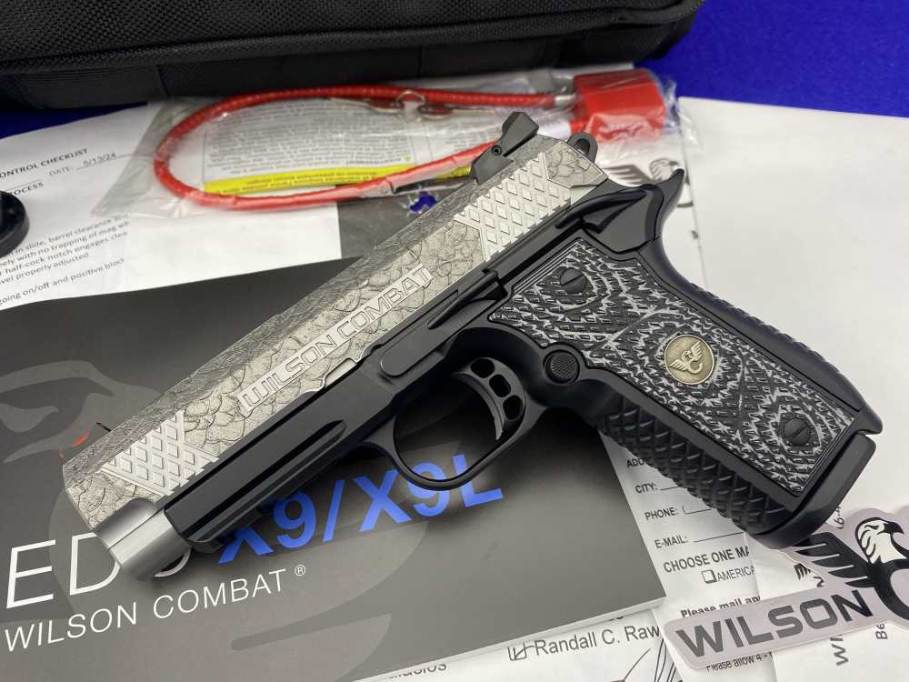 Wilson Combat EDC X9 2.0 9mm 4" SS *LIMITED RUN DRACON SCALE ENGRAVED*-img-2