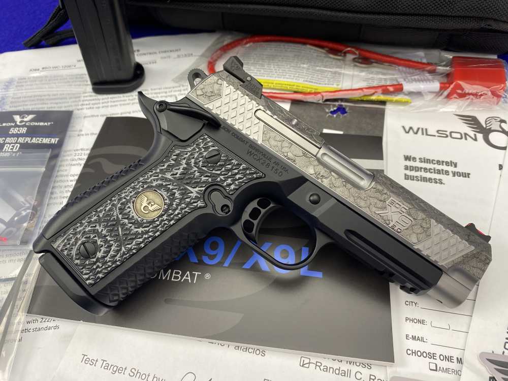 Wilson Combat EDC X9 2.0 9mm 4" SS *LIMITED RUN DRACON SCALE ENGRAVED*-img-10