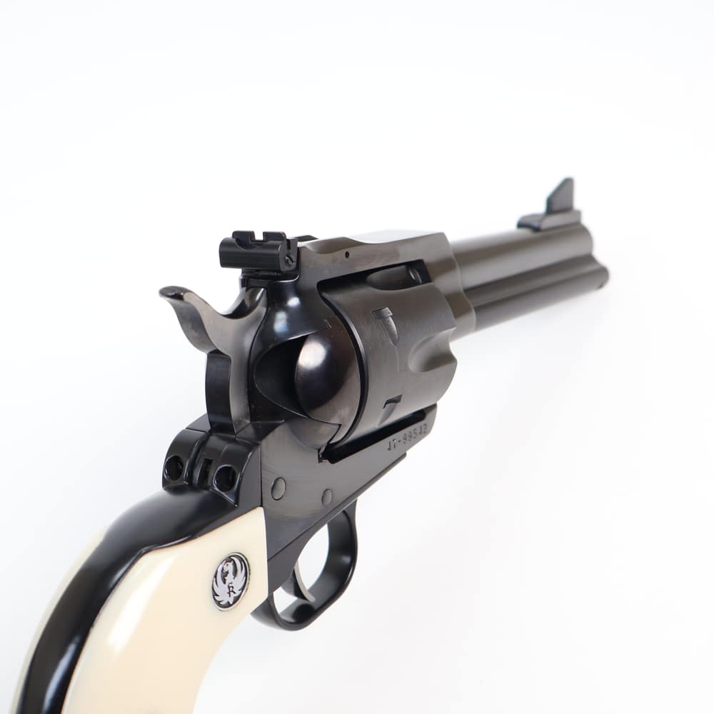 Ruger New Model Blackhawk 45 Colt & .45ACP Blued/White Grips 4.75" W/ Box!-img-6