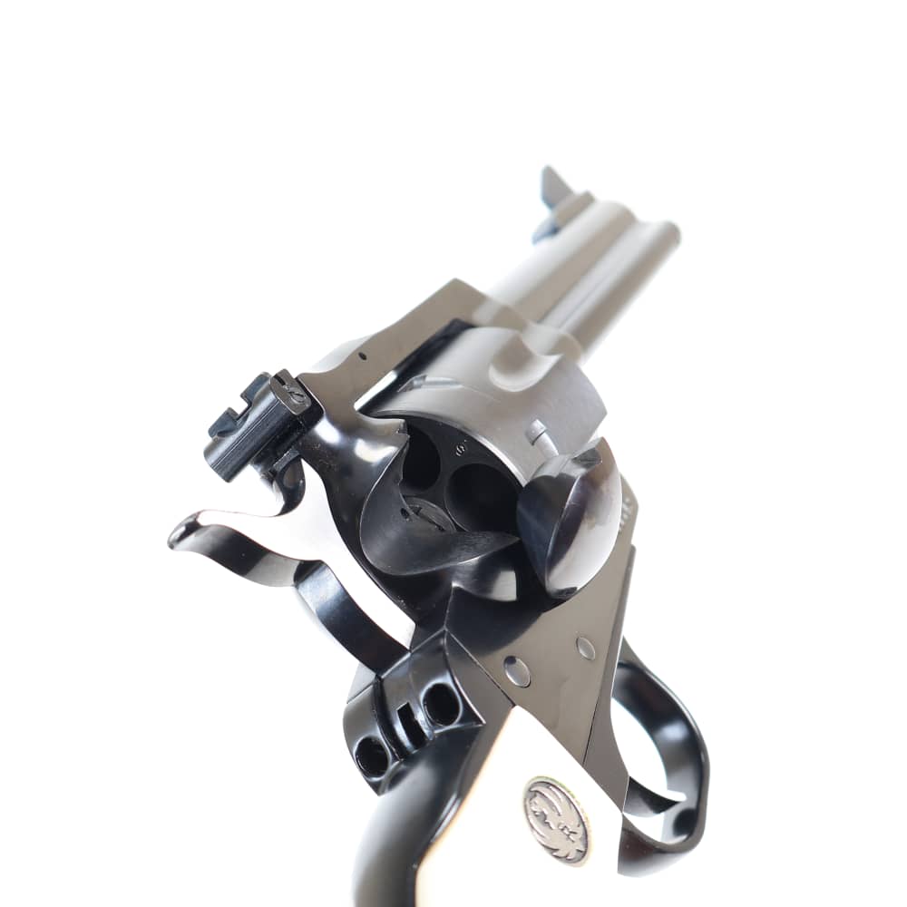 Ruger New Model Blackhawk 45 Colt & .45ACP Blued/White Grips 4.75" W/ Box!-img-23