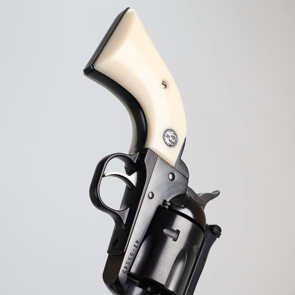 Ruger New Model Blackhawk 45 Colt & .45ACP Blued/White Grips 4.75" W/ Box!-img-13