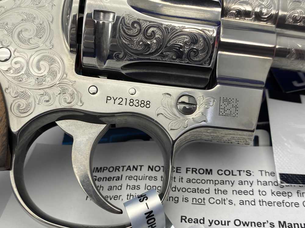 2021 Colt Python .357 Mag Stainless 4.25"*BEAUTIFUL SCROLL ENGRAVED PYTHON*-img-23